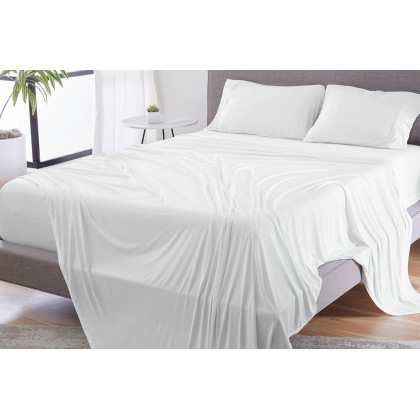 Bedgear Dri-Tec Sheet Set - Bright White, Split King/Split California King Size