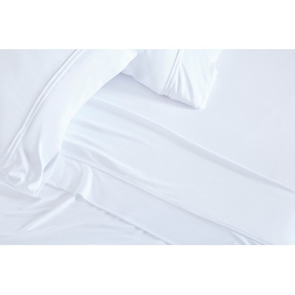 Bedgear Dri-Tec Sheet Set - Bright White, Split King/Split California King Size