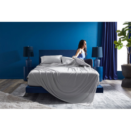 Bedgear Dri-Tec Sheet Set - Light Gray, King/California King Size