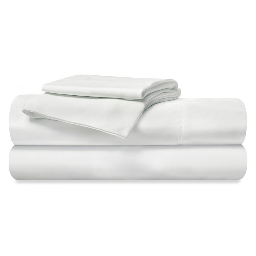 Bedgear Basic Sheet Set - Bright White, Twin Size