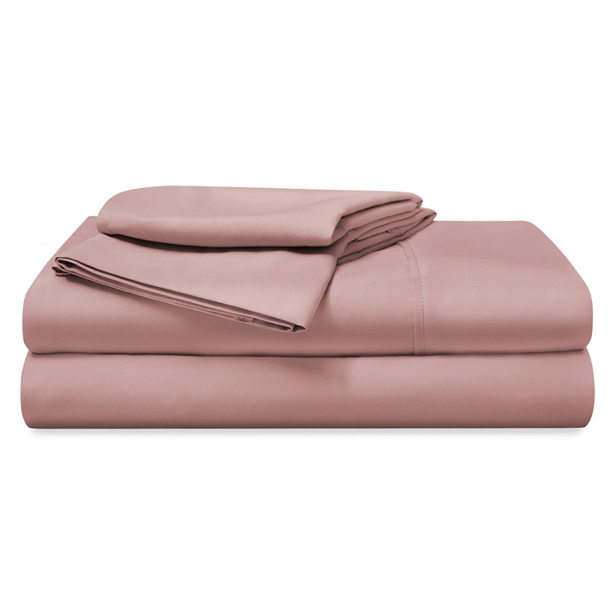 Bedgear Basic Sheet Set - Blush, Twin Size