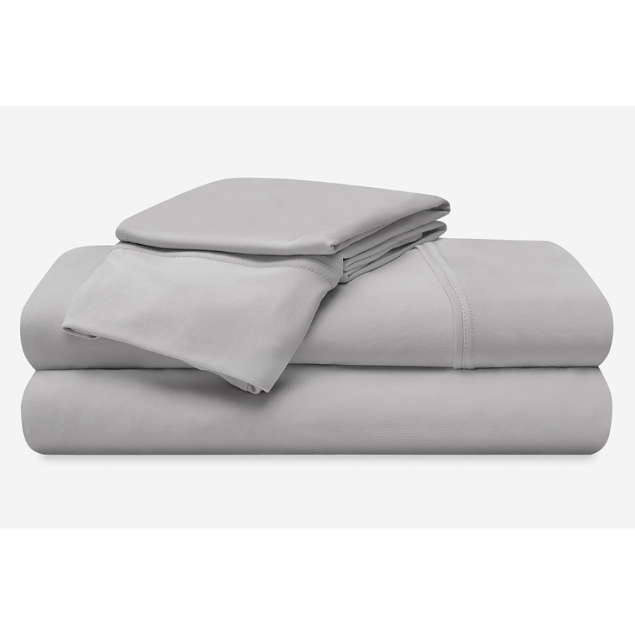 Bedgear Ver-Tex Sheet Set - Light Gray, Split King/Split California King Size