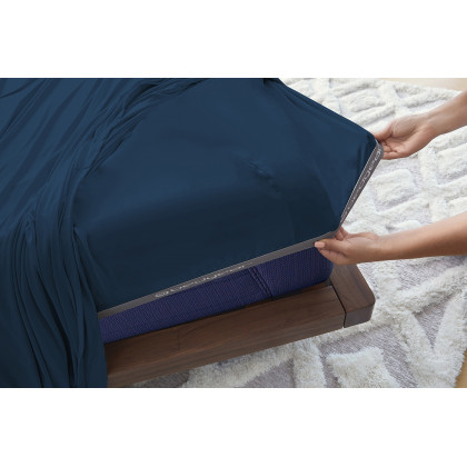 Bedgear Ver-Tex Sheet Set - Navy Blue, Queen Size