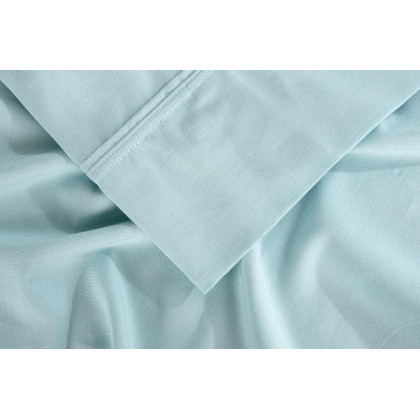 Bedgear Hyper-Linen Sheet Set - Misty Blue, Queen Size