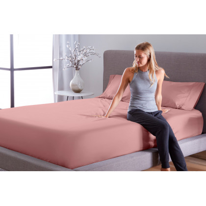 Bedgear Hyper-Cotton Sheet Set - Blush, Split King Size