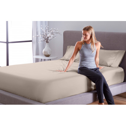Bedgear Hyper-Cotton Sheet Set - Medium Beige, King Size