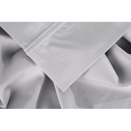 Bedgear Hyper-Cotton Sheet Set - Light Gray, Twin Size