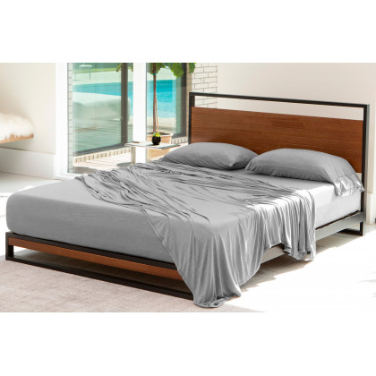 Bedgear Hyper-Wool Sheet Set - Light Gray, Queen Size