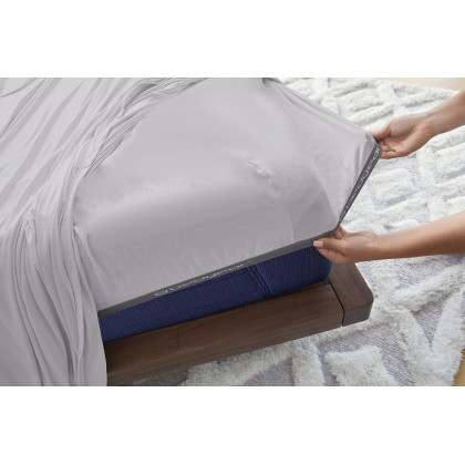 Bedgear Hyper-Wool Sheet Set - Light Gray, Queen Size