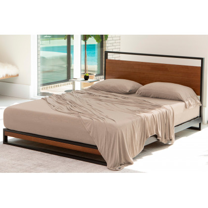 Bedgear Hyper-Wool Sheet Set - Medium Beige, Queen Size