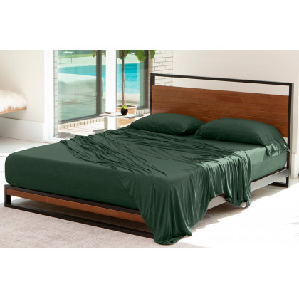 Bedgear Hyper-Wool Sheet Set - Forest Green, Queen Size