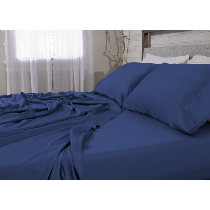 Bedgear Hyper-Cotton Sheet Set - Navy, Cal King