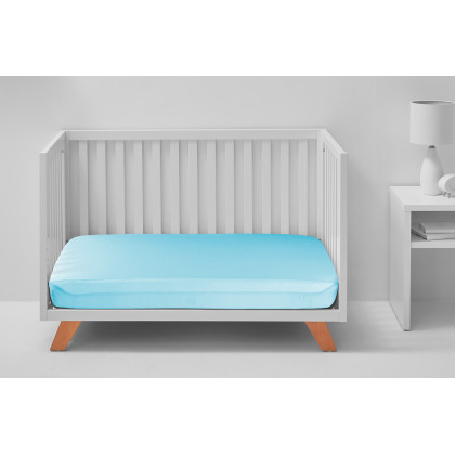 Bedgear Dri-Tec Performance Crib Sheets - Baby Blue