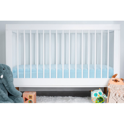 Bedgear Dri-Tec Performance Crib Sheets - Baby Blue