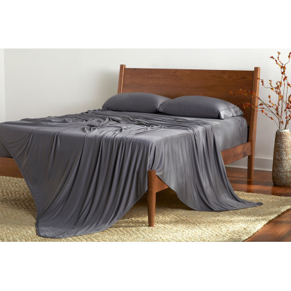 Bedgear Dri-Tec Sheet Set - Gray, Split California King Size