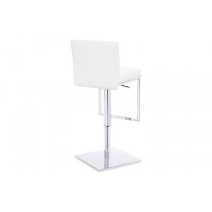 Bellini 134B Swivel Hydraulic Barstool - White