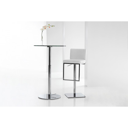 Bellini 134B Swivel Hydraulic Barstool - White