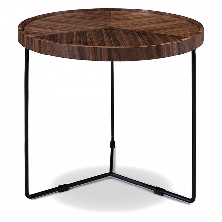 Bellini Abby End Table - Walnut, Large