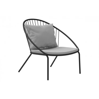 Bellini - Aria Seat Cushion in Gray