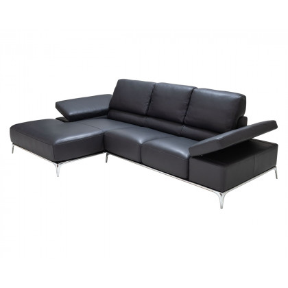 Bellini Arianna Sectional - Anthracite, Left Hand Facing