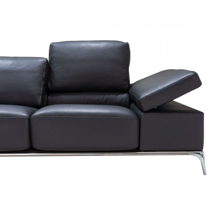 Bellini Arianna Sectional - Anthracite, Left Hand Facing