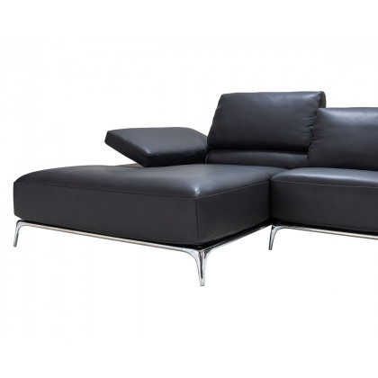 Bellini Arianna Sectional - Anthracite, Left Hand Facing