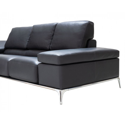 Bellini Arianna Sectional - Anthracite, Left Hand Facing