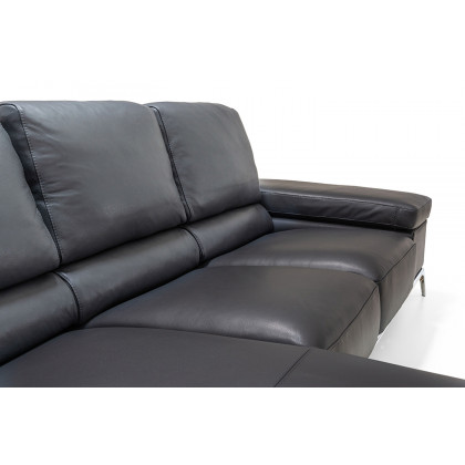 Bellini Arianna Sectional - Anthracite, Left Hand Facing