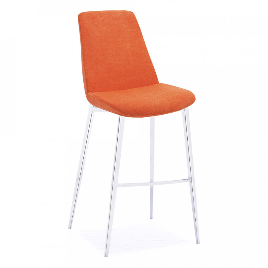 Bellini Athena Barstool Set of 2 - Orange