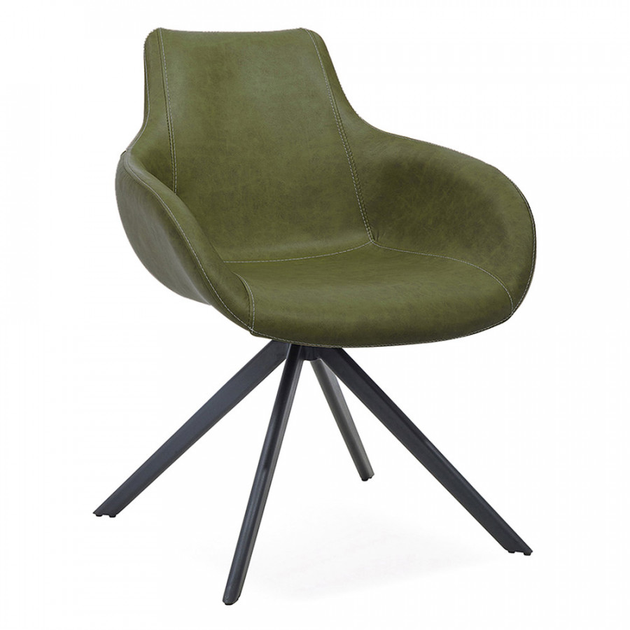 Bellini August Arm Chair - Dark Green