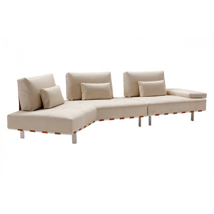 Bellini Avola Left Hand Facing Sectional - Light Gray