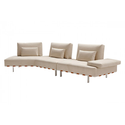 Bellini Avola Left Hand Facing Sectional - Light Gray