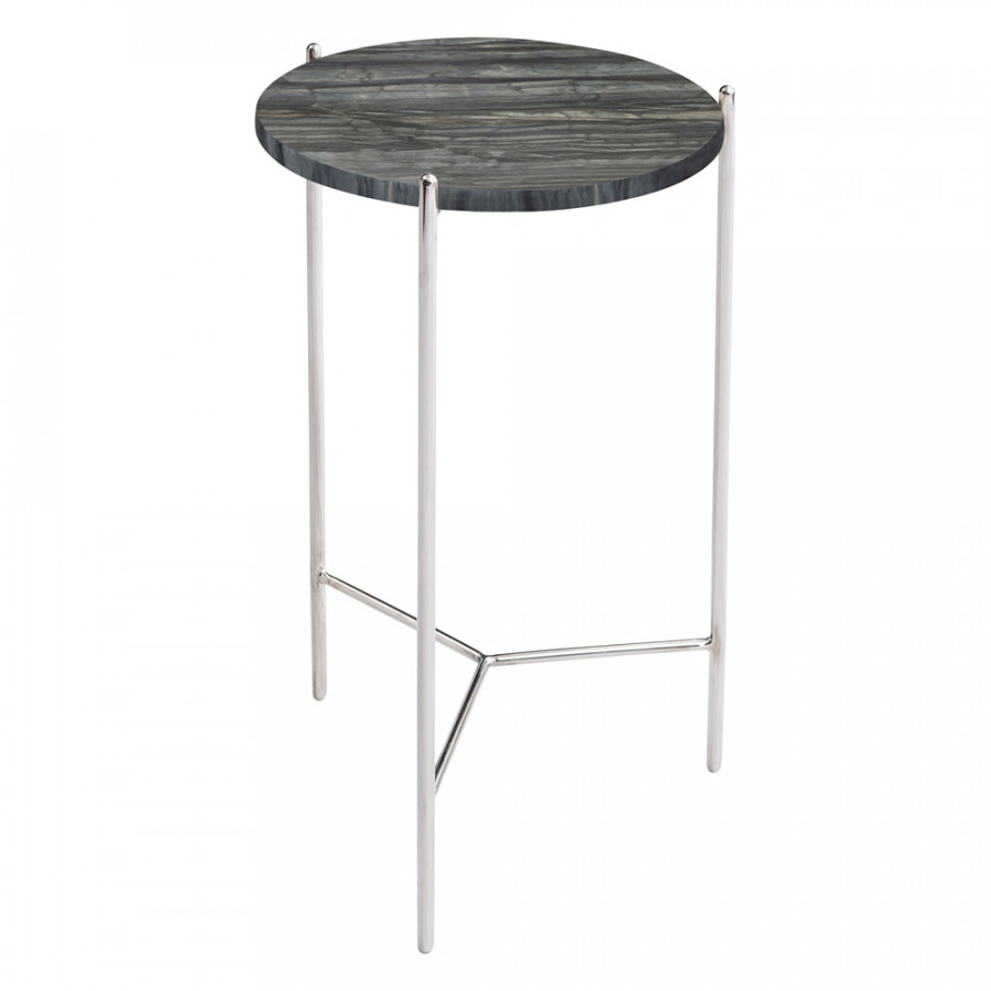 Bellini Bolt End Table - Black, 24"