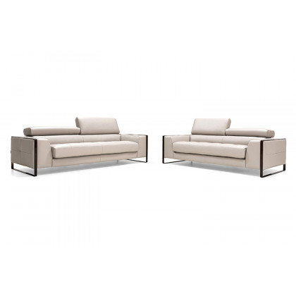 Bellini - Daniela Loveseat in Silverfox
