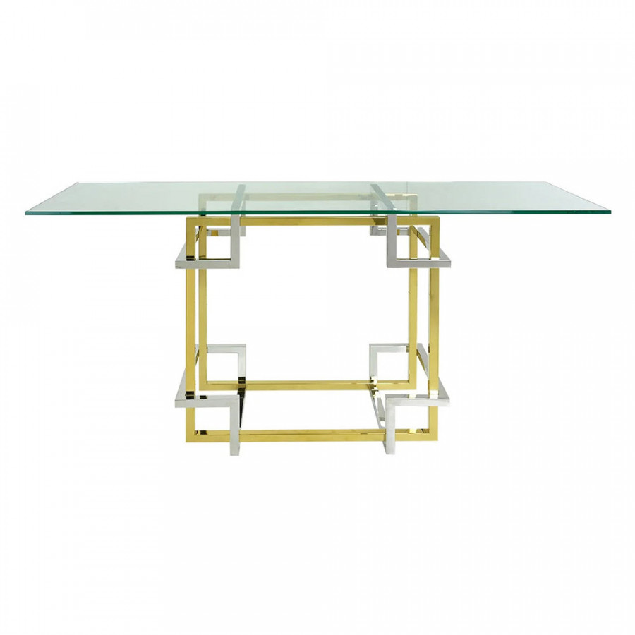 Bellini - Element Sofa Table in Silver/Gold