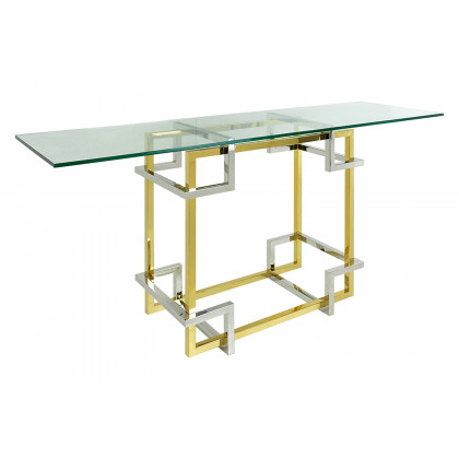 Bellini - Element Sofa Table in Silver/Gold