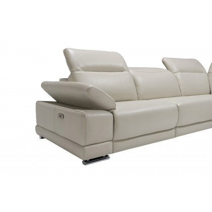 Bellini Escape Right Hand Facing Sectional with 1 Motion - White