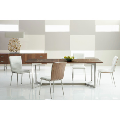 Bellini Fernanada Dining Chair Set of 2 - White