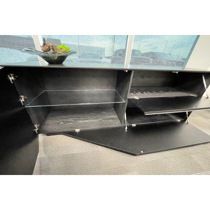 Bellini - Forma TV Stand in Ash/White