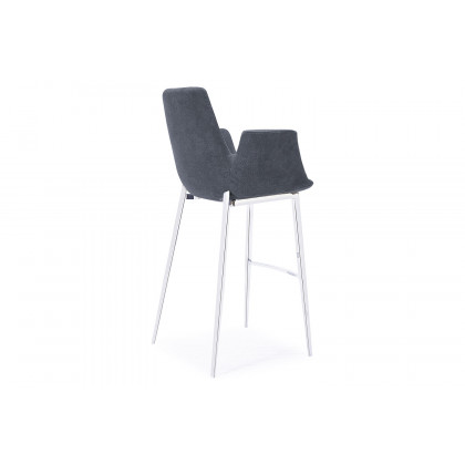 Bellini Gabriella Barstool - Charcoal Gray