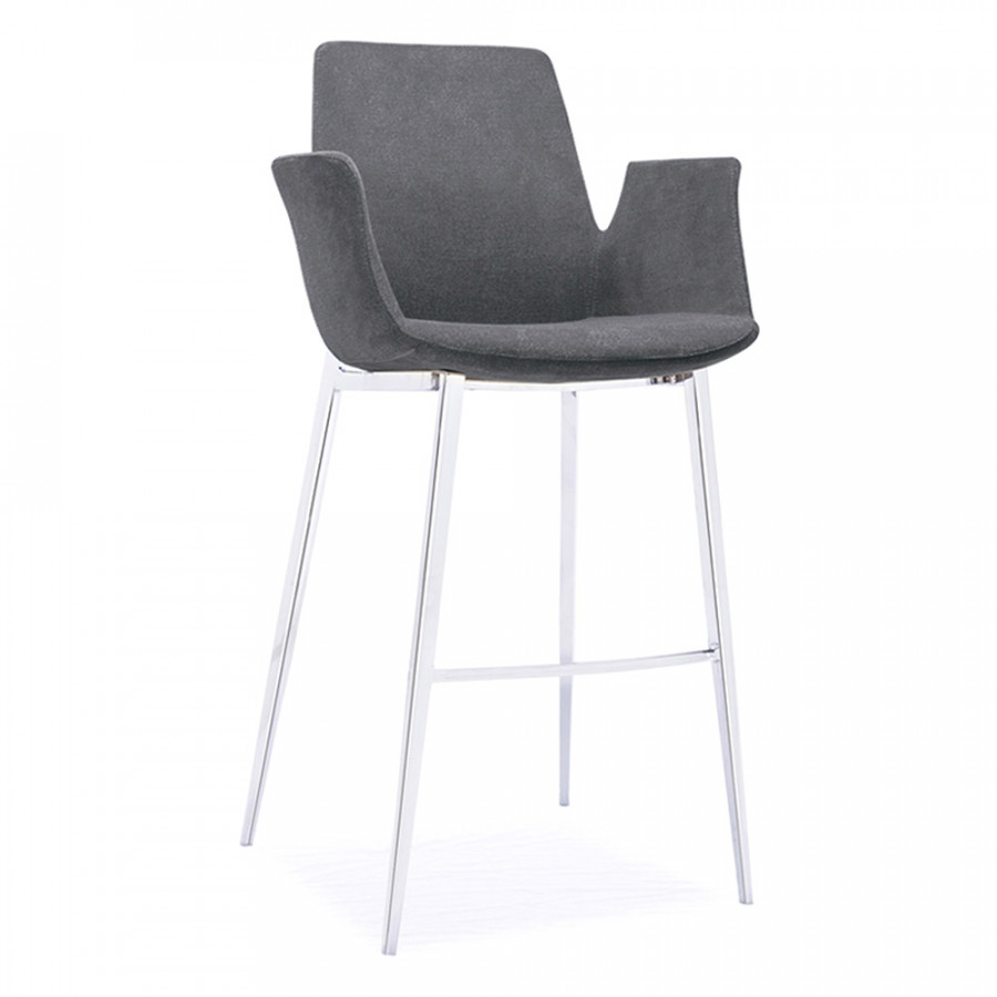 Bellini Gabriella Barstool - Light Gray