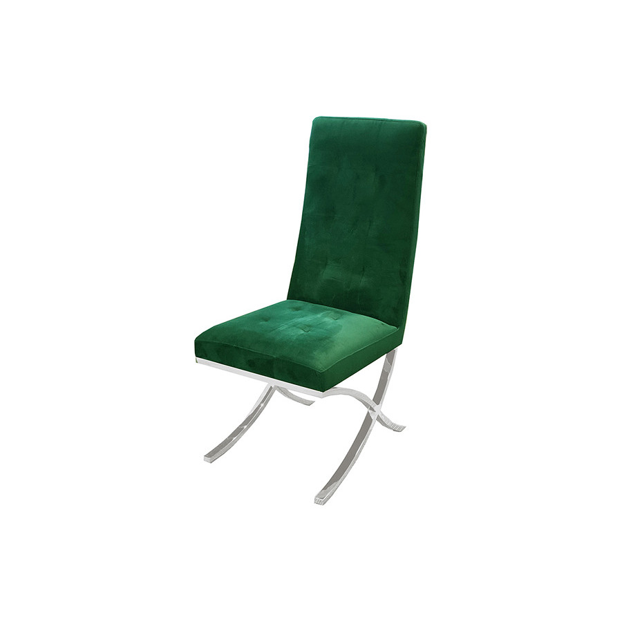 Bellini Lidia Dining Chair Set of 2 - Green
