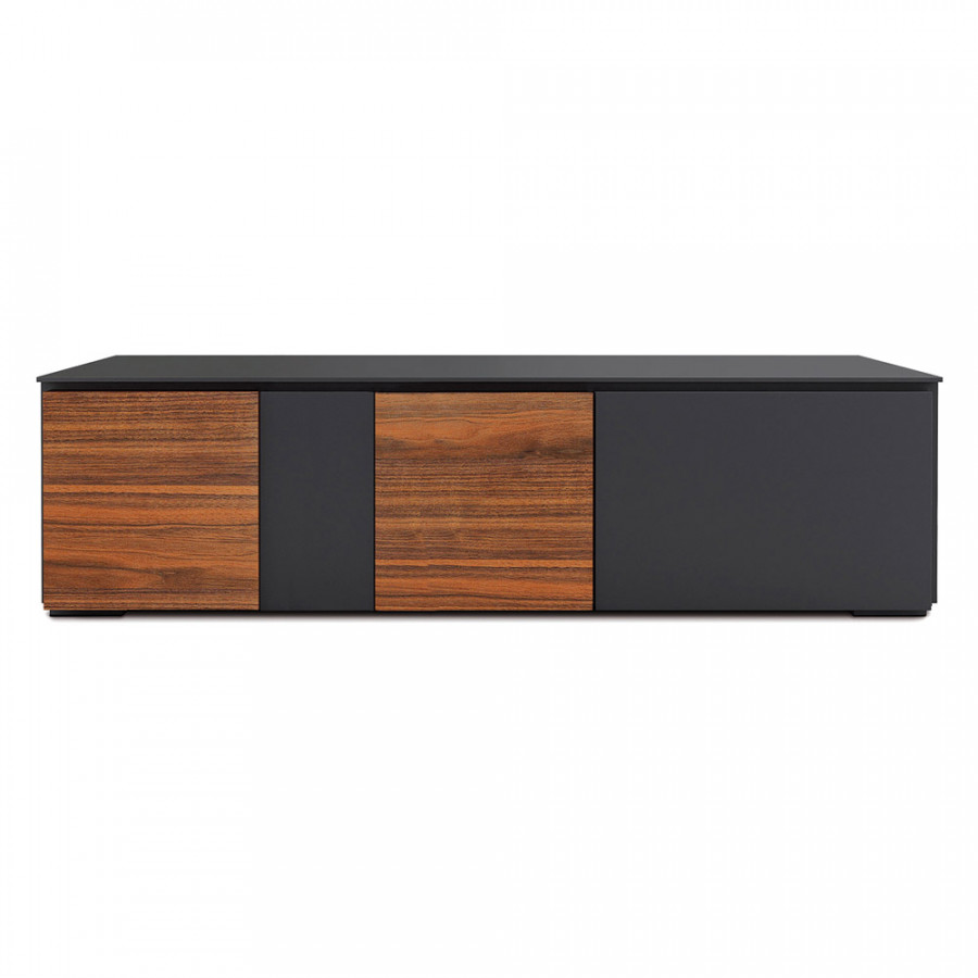 Bellini - Loft TV Stand in Anthracite/Walnut