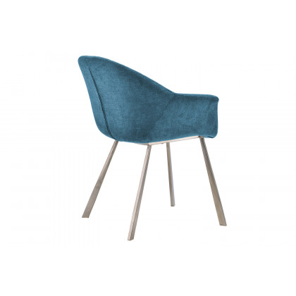 Bellini Natalie Arm Chair Dining Chair Set of 2 - Blue