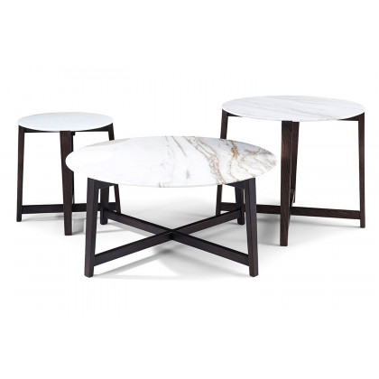 Bellini - Nina Coffee Table in White/Smoked Oak