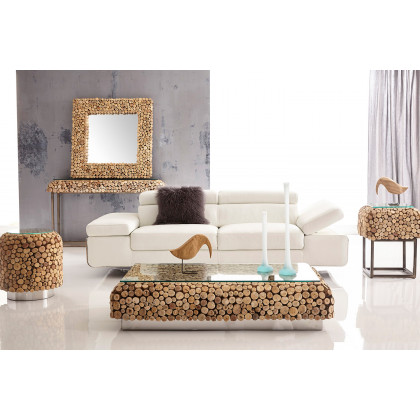 Bellini - Pebble Sofa Table in Natural Driftwood