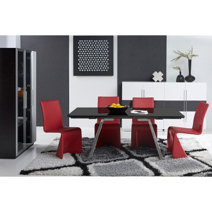 Bellini - Penthouse Dining Table Base Only in Silver