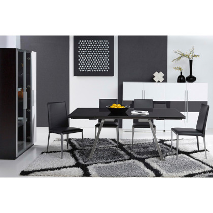 Bellini - Penthouse Dining Table Base Only in Silver