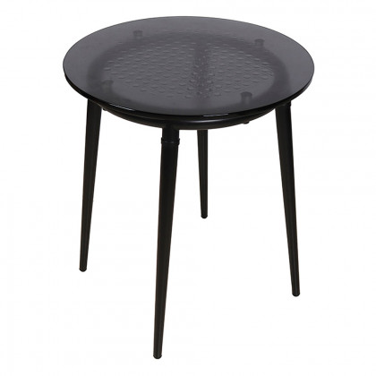 Bellini - Perry End Table with 12mm Art Tempered Glass