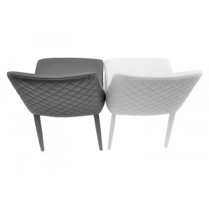 Bellini Polly Dining Chair Set of 2 - White